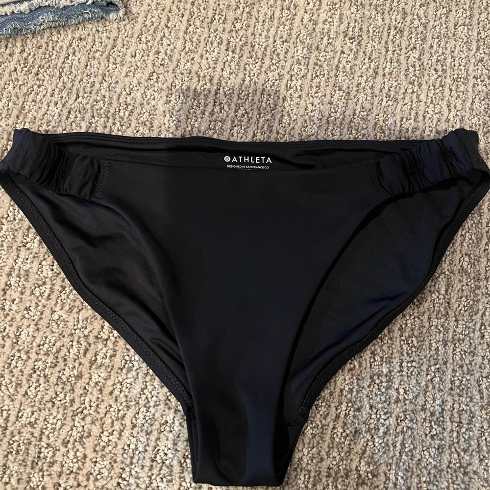 Athleta Classic Black Swim Bottom